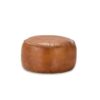 Leather Pouf