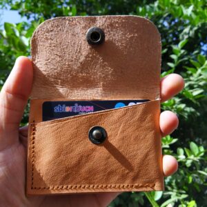 leather card and money holder
