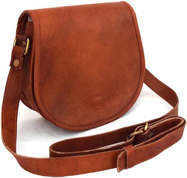 women leather sling bag