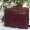 Tan leather office bag