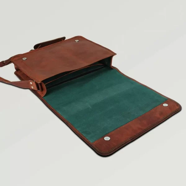 Leather Messenger Bag