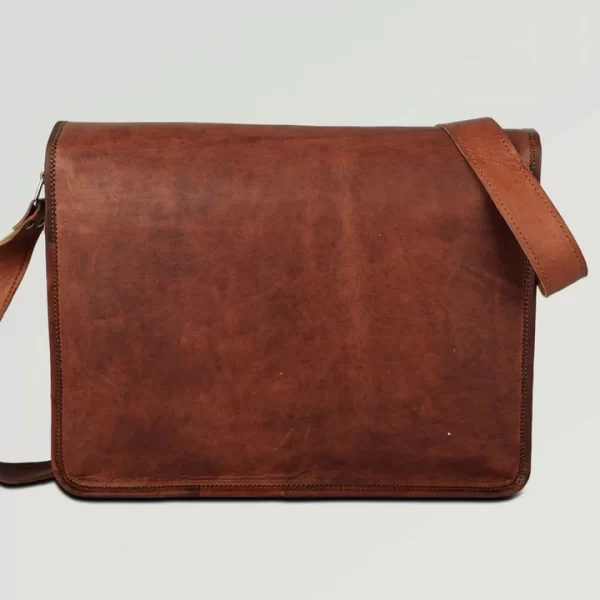 Leather Messenger Bag