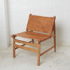 wooden and leather Chair