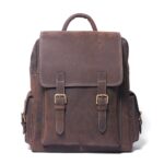 Premium Leather Backpack 16 Inches (Brown)