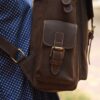 Premium Leather Backpack 16 Inches (Brown)